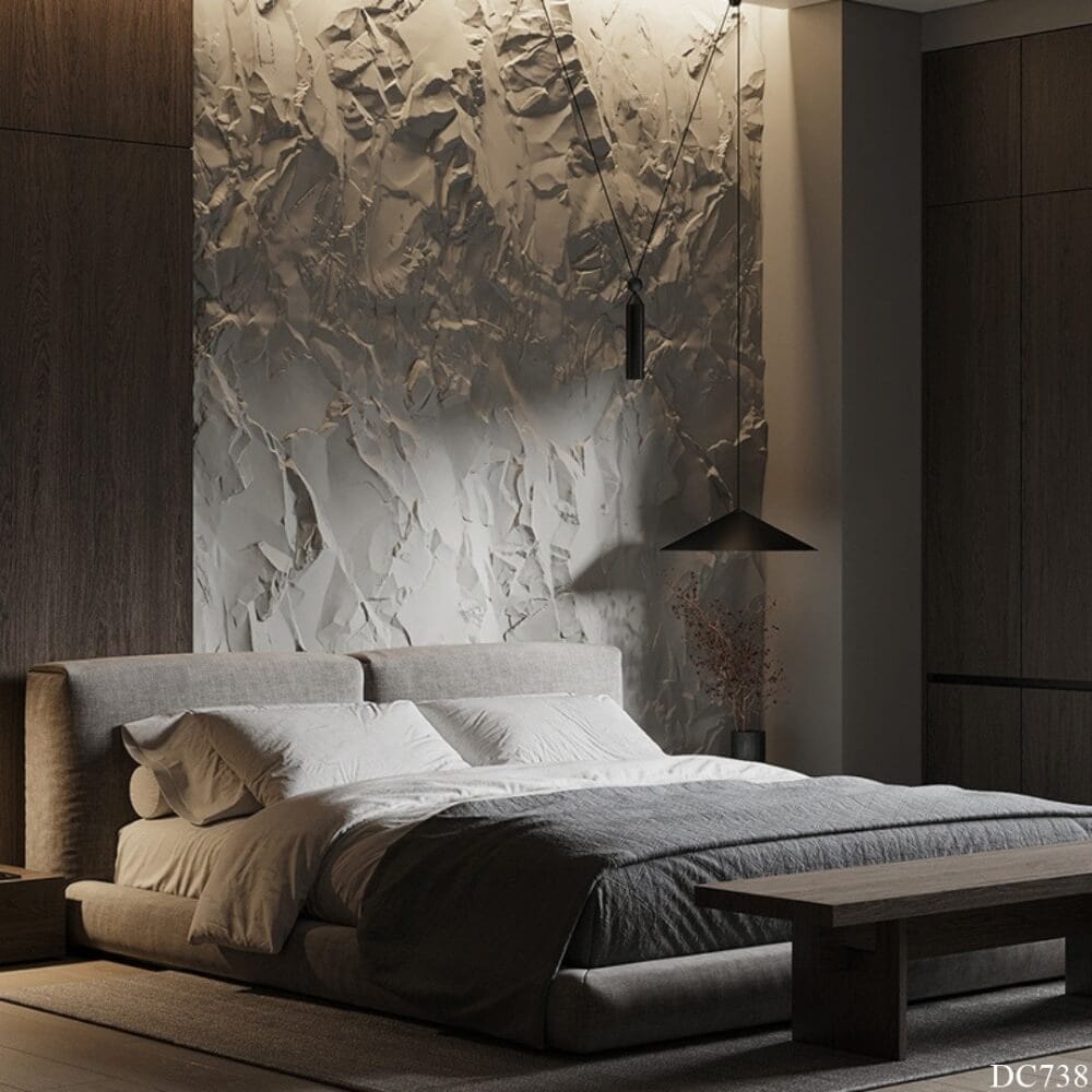 เตียงนอน Mjhomedesigns DC738 6 ft: L196xW230xH80 cm